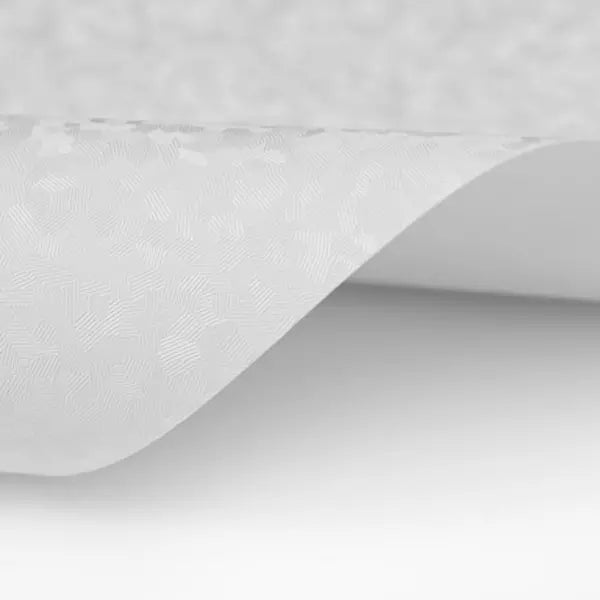 Spannwand mosaic mit Keder Farbe 303 weiß - Folienbreite bis 320 cm