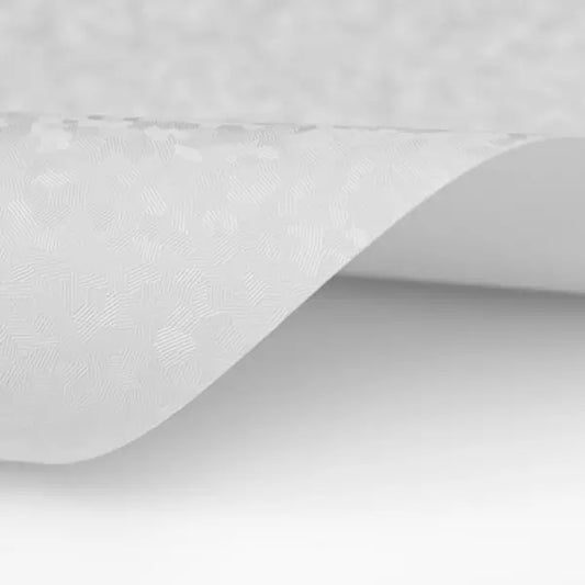 Spannwand mosaic mit Keder Farbe 303 weiß - Folienbreite bis 320 cm