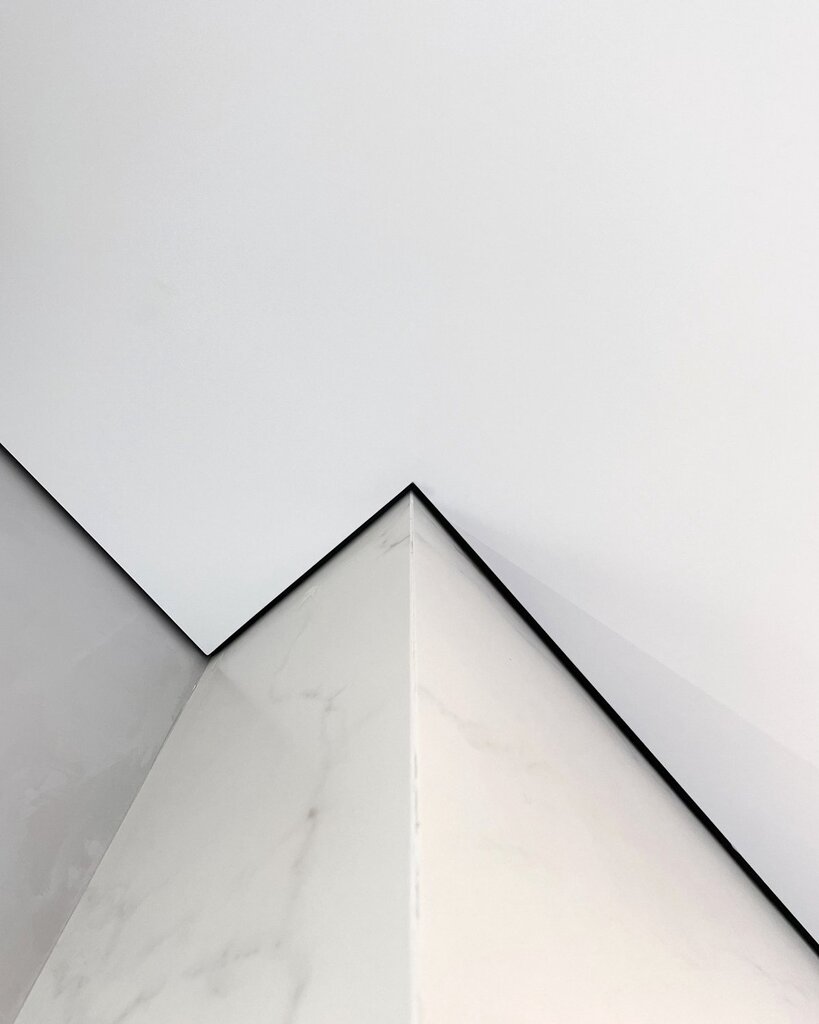 Eurokraab Alu Spanndecken Wandprofil mit Schattenfuge schwarz