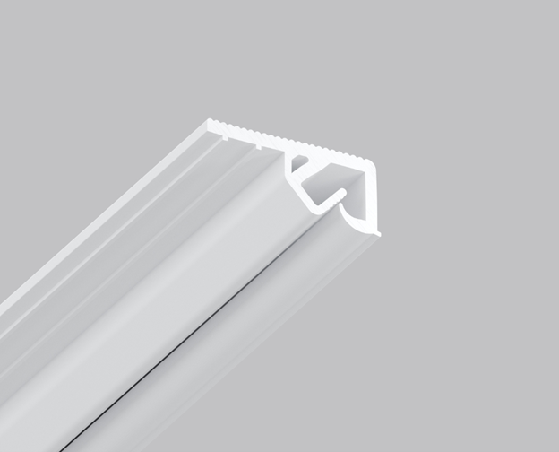 PVC Deckenprofil weiß perforiert für Textil Gewebe Spanndecken