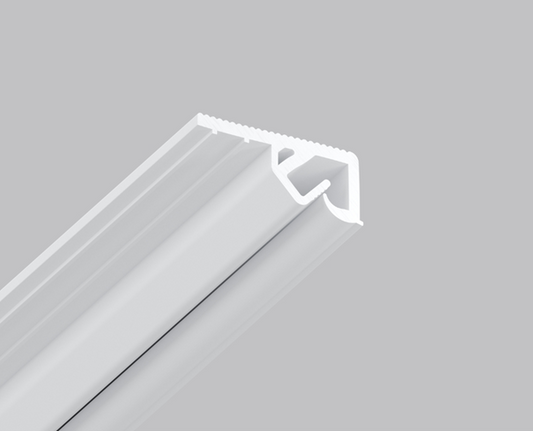 PVC Deckenprofil weiß perforiert für Textil Gewebe Spanndecken