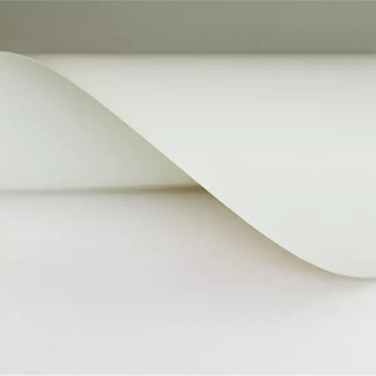 Satin Spanndecke mit Keder Farbe 501 elfenbein - Folienbreite bis 500 cm